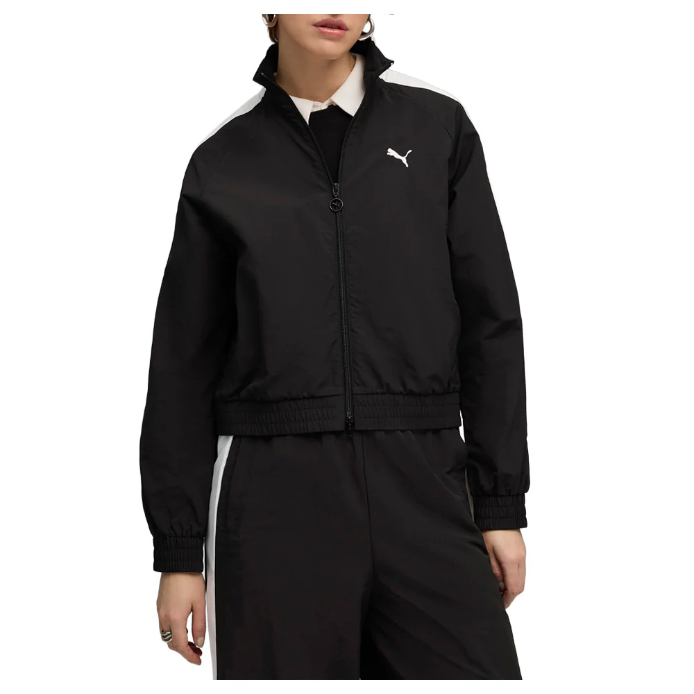 T7 Relaxed Woven Full Zip Track Jacket - Image 3