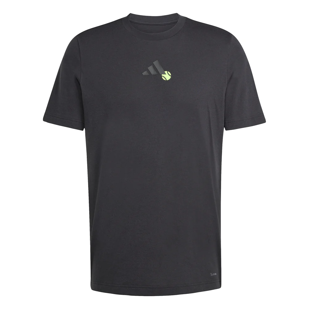 Tennis Jeu Graphic Crew Neck Short Sleeve T-Shirt