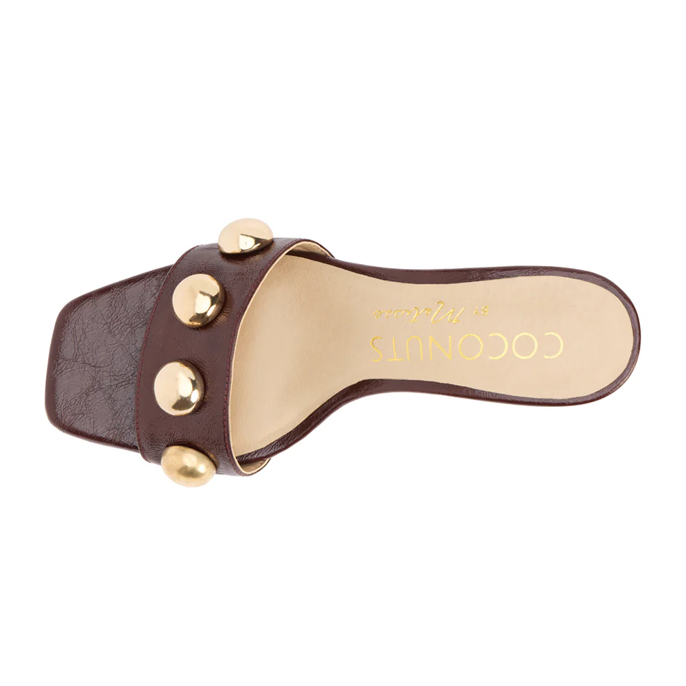 Theo Kitten Heel Slide Sandals - Image 4