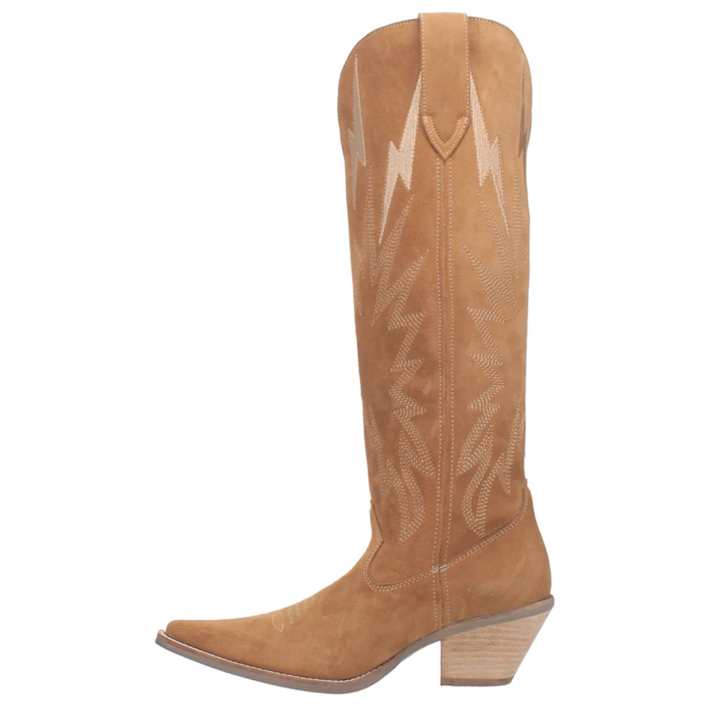 Thunder Road Embroidered Snip Toe Cowboy Boots - Image 3
