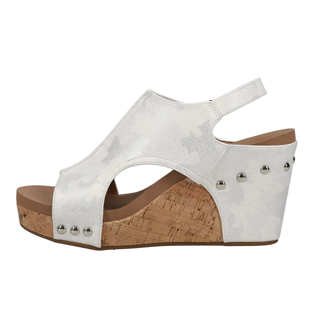 Tiffanee Studded Wedge Sandals - Image 3