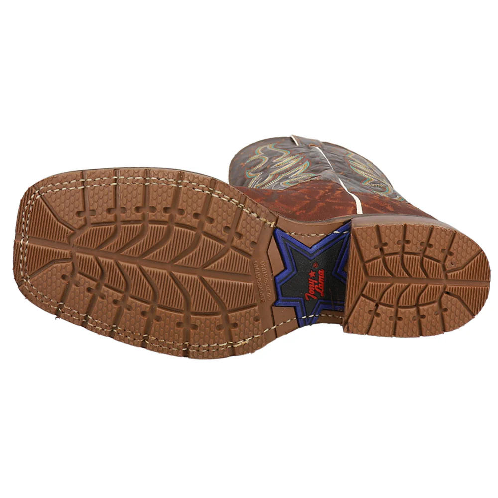 Galen 11-inch Square Toe Cowboy Boots - Image 5
