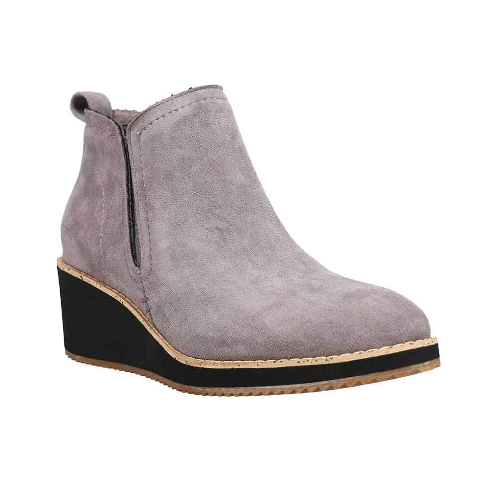 Tomb Wedge Round Toe Pull On Boots - Image 2