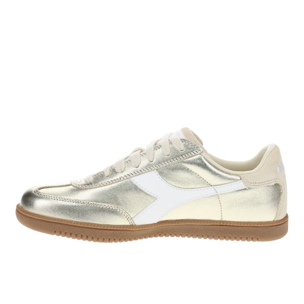 Trainer Metallic Lace Up Sneakers - Image 3