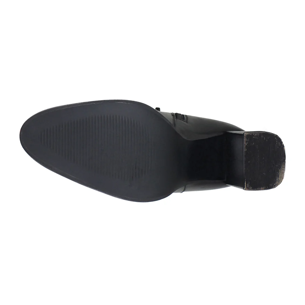 Trav Ler Pointed Toe Zippered Boots - Image 5