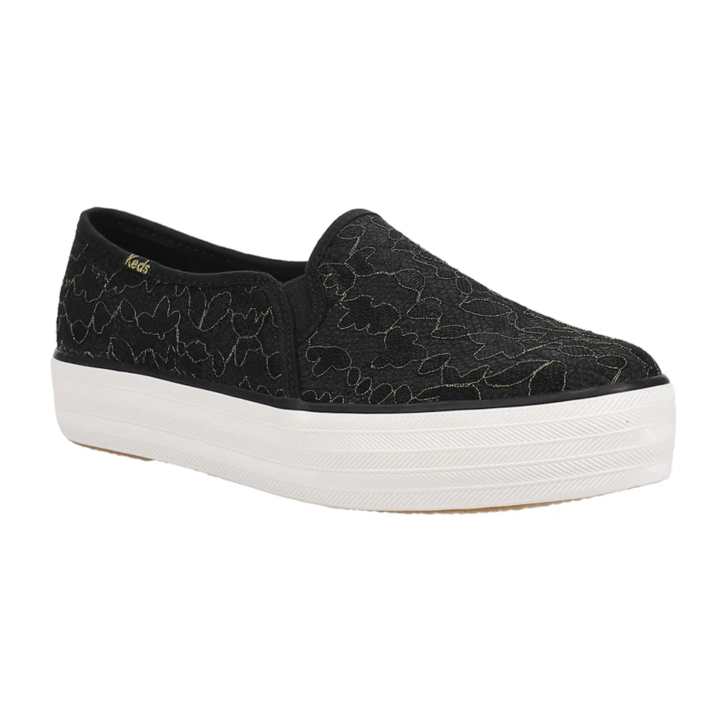 Triple Decker Lace Celebrations Slip On Sneakers - Image 2