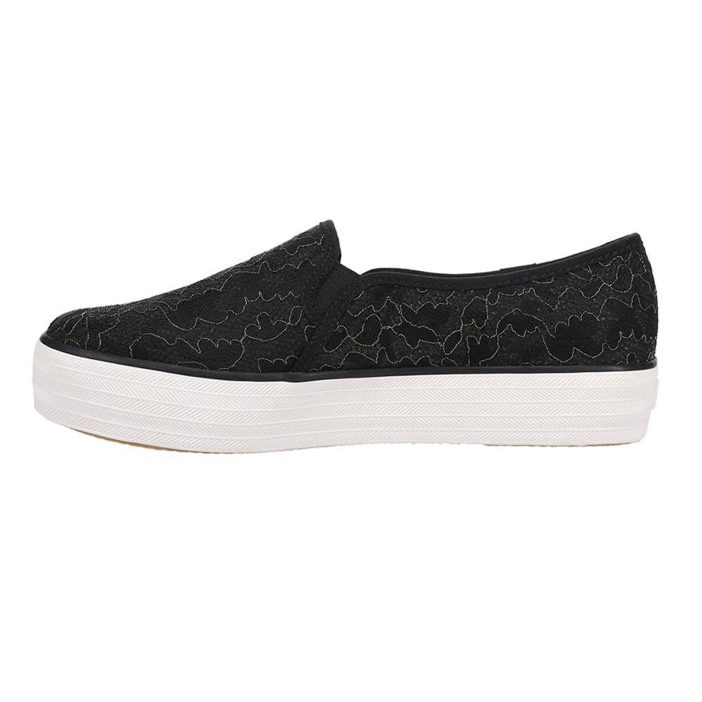 Triple Decker Lace Celebrations Slip On Sneakers - Image 3