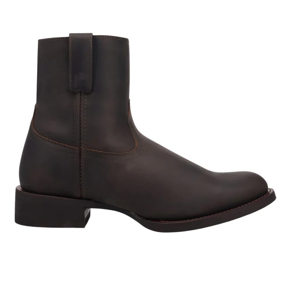 Vanguard Leather Zippered Boots