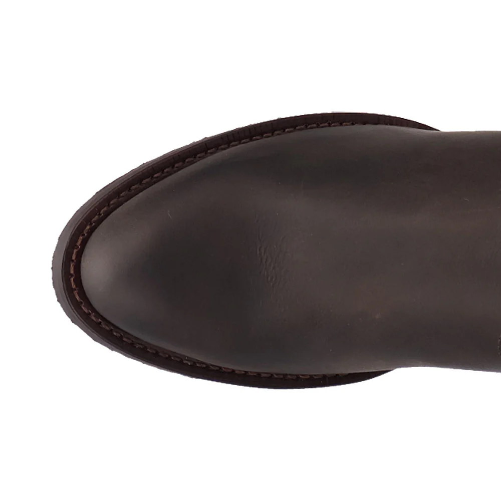 Vanguard Leather Zippered Boots - Image 4