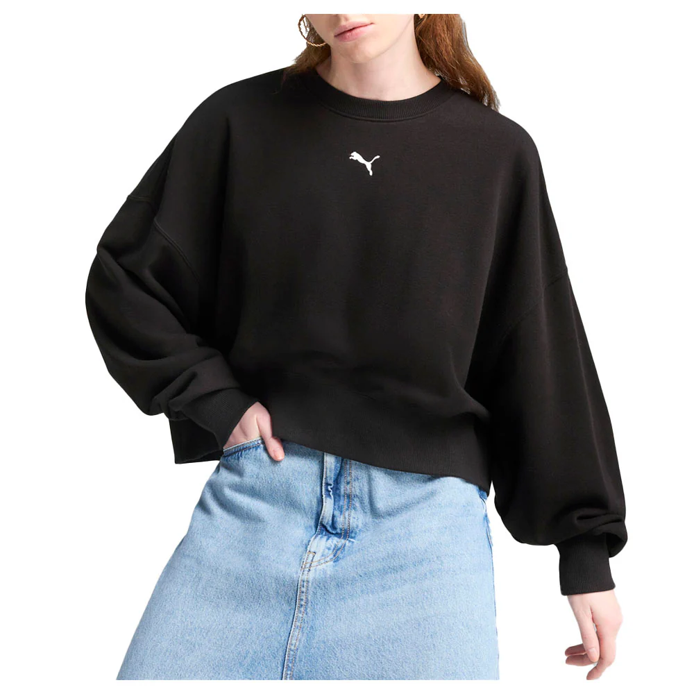 Wardrobe Essentials Oversized Crew Neck Sweatshirt - Image 3