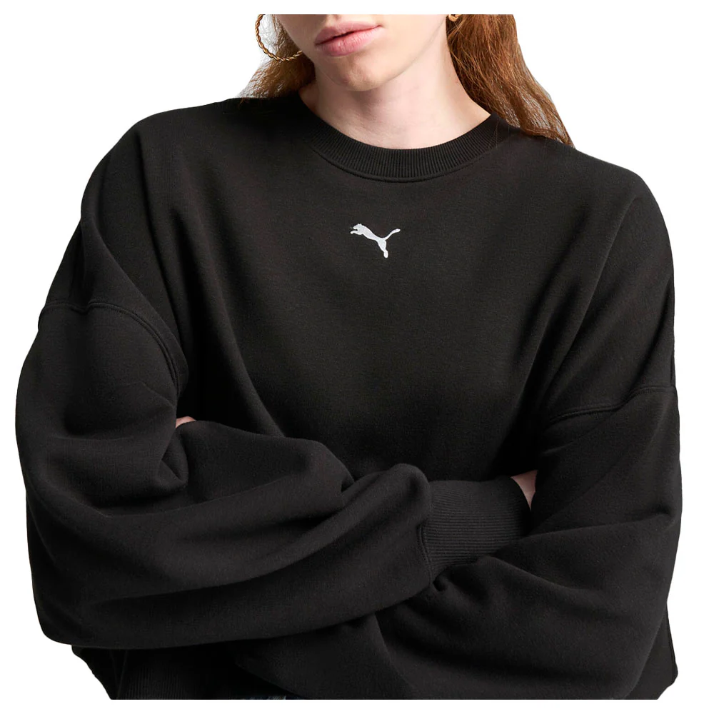 Wardrobe Essentials Oversized Crew Neck Sweatshirt - Image 5