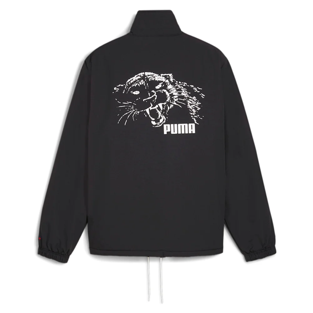 PUMA X NOAH Graphic Embroidered Button Up Jacket - Image 2