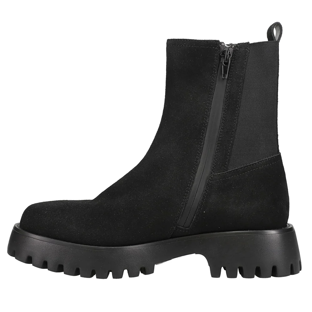 Zalika Round Toe Zippered Booties - Image 3