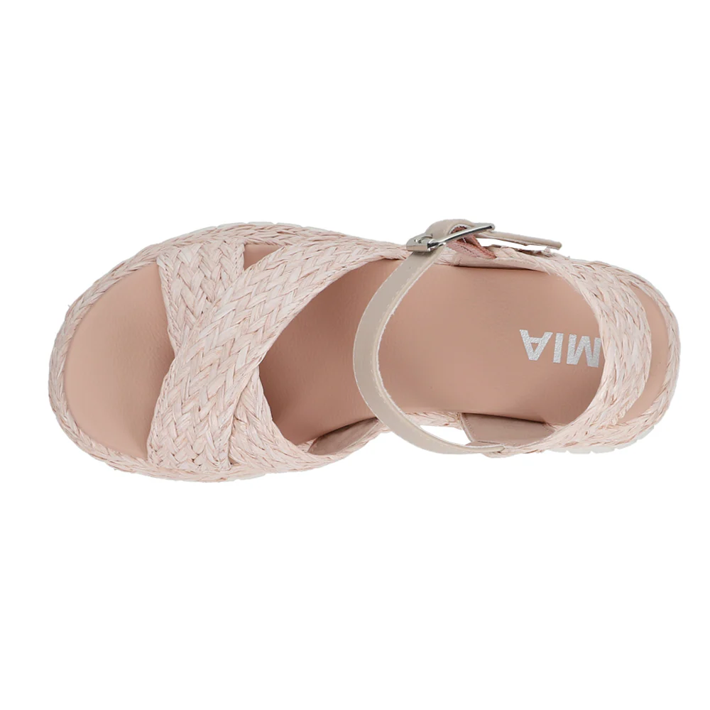 Zamara Ankle Strap Platform Wedge Sandals - Image 4
